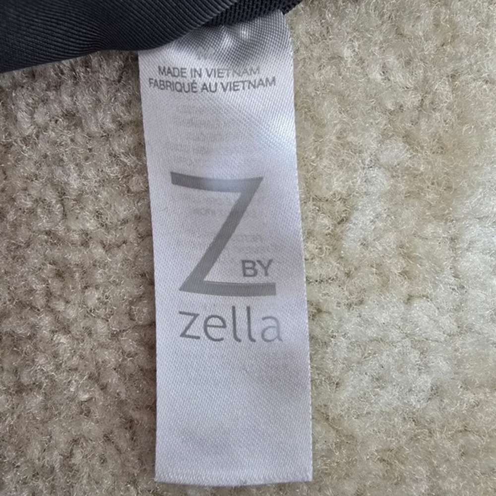 Z by Zella Womens Pink Charcoal Gray Abstract Floral Leggings Medium - Picture 7 of 8